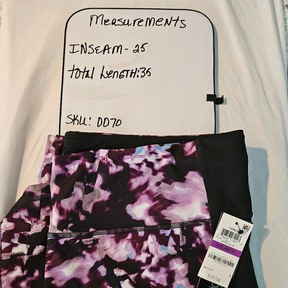 Ideology Printed 7/8 Leggings pants Berry Blur XXL - Picture 7 of 7